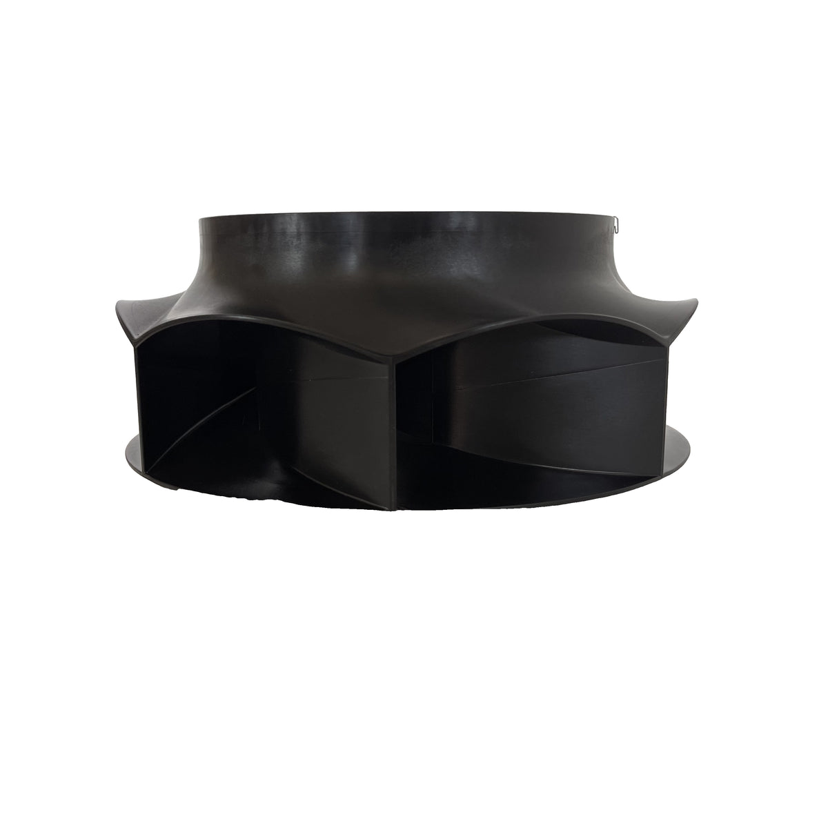 Side view of ebm-papst R2E225-RA92-37 centrifugal fan