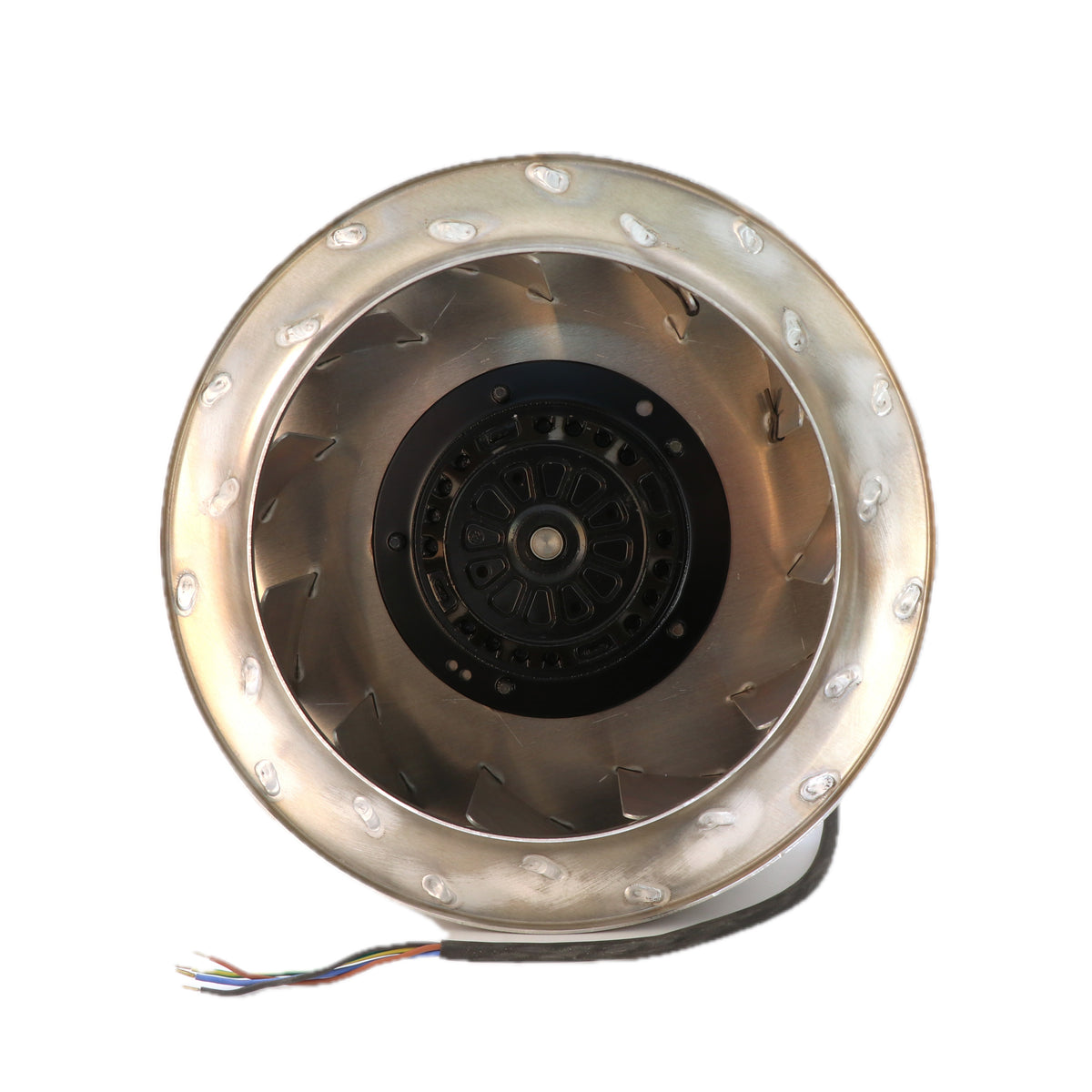 Front view of ebm-papst R2E270-AA01-05 centrifugal fan