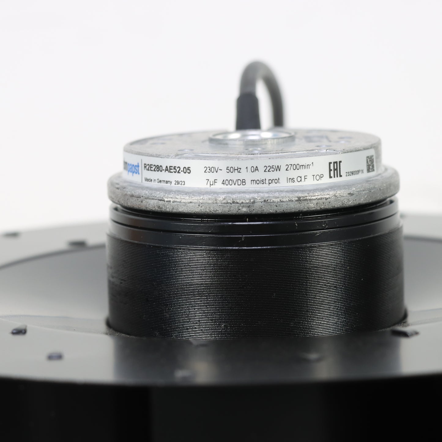 ebm-papst R2E280-AE52-05 AC Centrifugal Fan 230VAC 280mm 50/60Hz Single Inlet