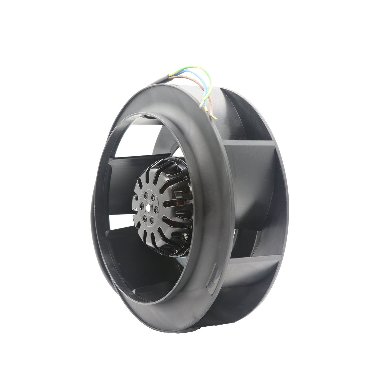 Side view of ebm-papst R2S175-AB56-01 centrifugal fan