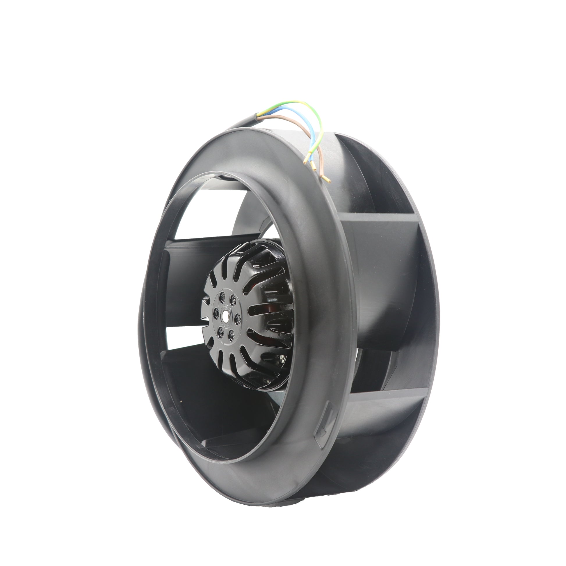 Side view of ebm-papst R2S175-AB56-01 centrifugal fan