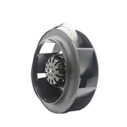 Side view of ebm-papst R2S175-AB56-01 centrifugal fan