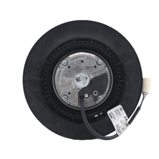 Back view of ebm-papst R3G190-RB01-08 centrifugal fan