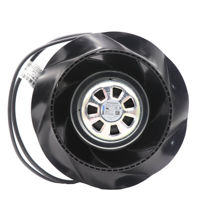 Front view of ebm-papst R3G190-RC05-03 centrifugal fan