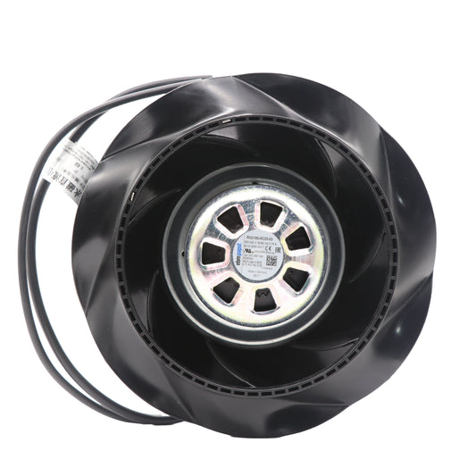 Front view of ebm-papst R3G190-RC05-03 centrifugal fan