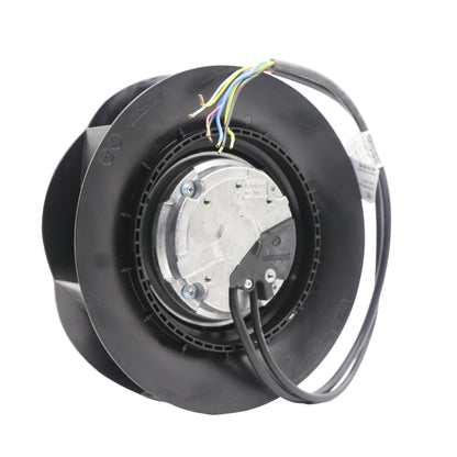 Back view of ebm-papst R3G190-RC05-03 centrifugal fan