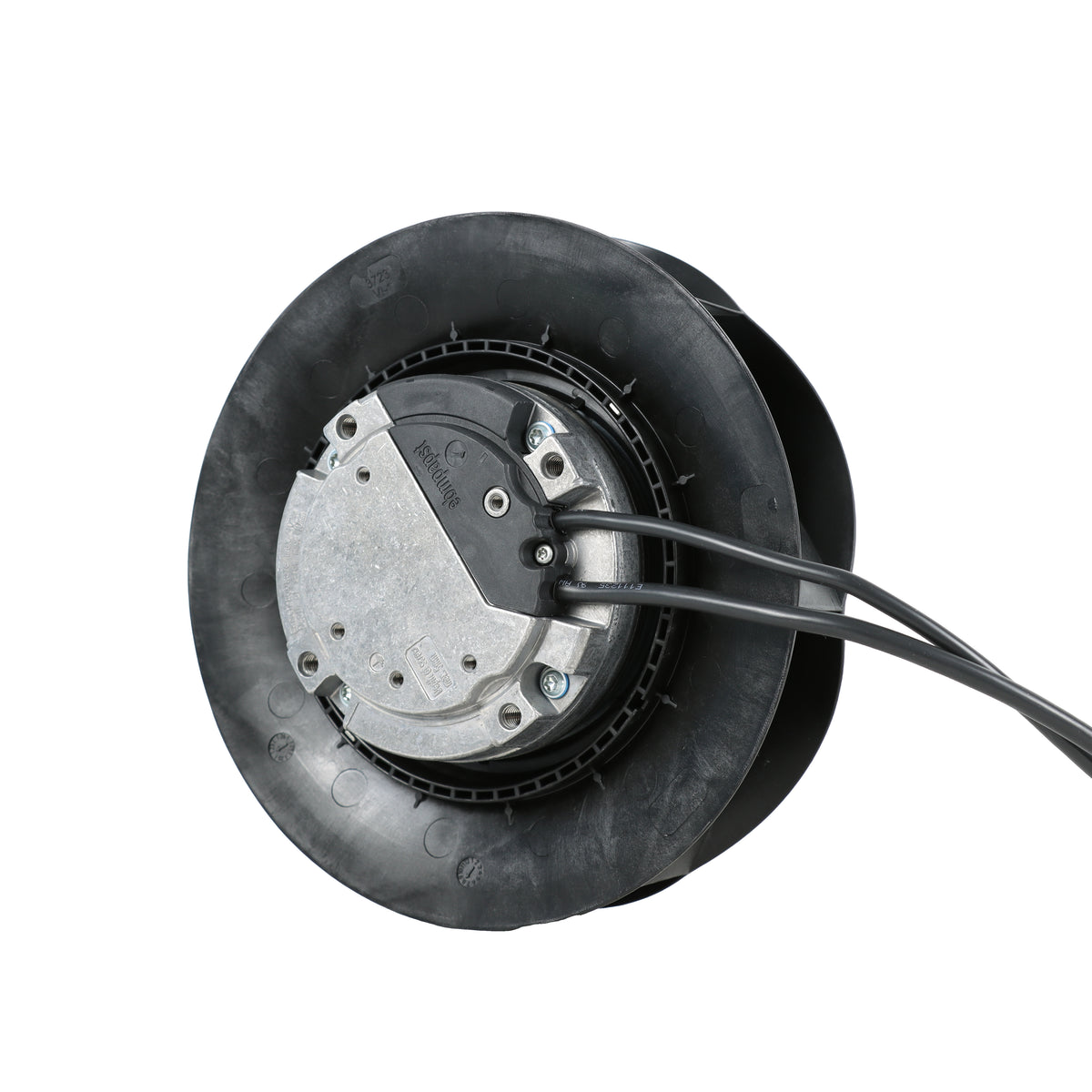 Back view of ebm-papst R3G190-RD45-03 centrifugal fan