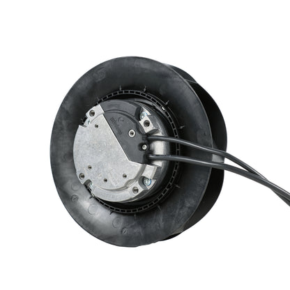 Back view of ebm-papst R3G190-RD45-03 centrifugal fan