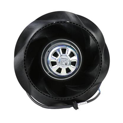 Front view of ebm-papst R3G220-RC05-07 centrifugal fan