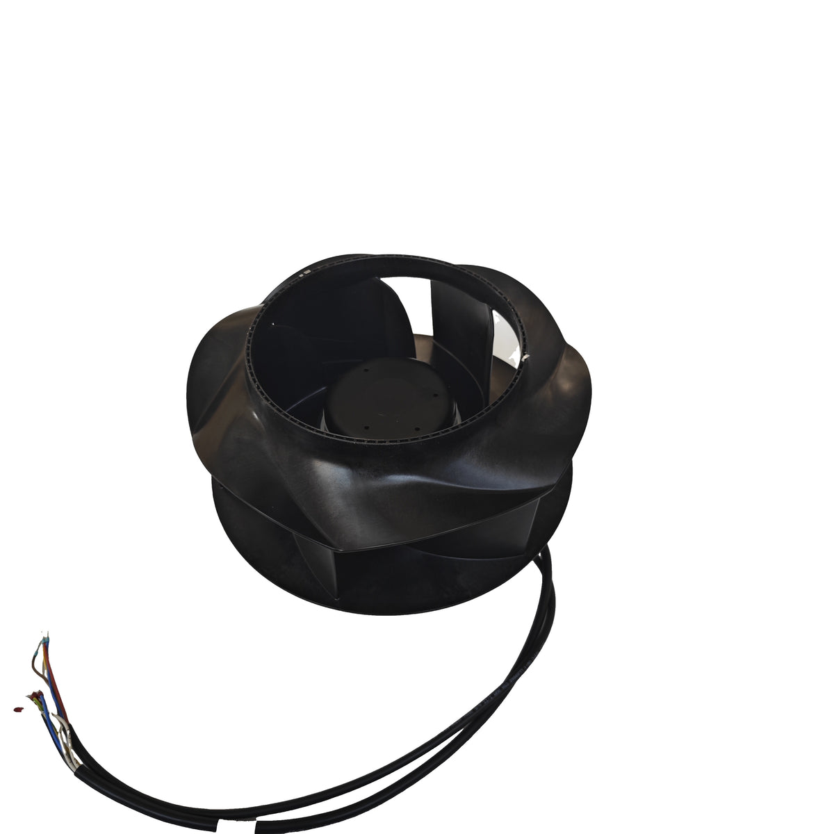 Side view of ebm-papst R3G280-RR04-I1 centrifugal fan