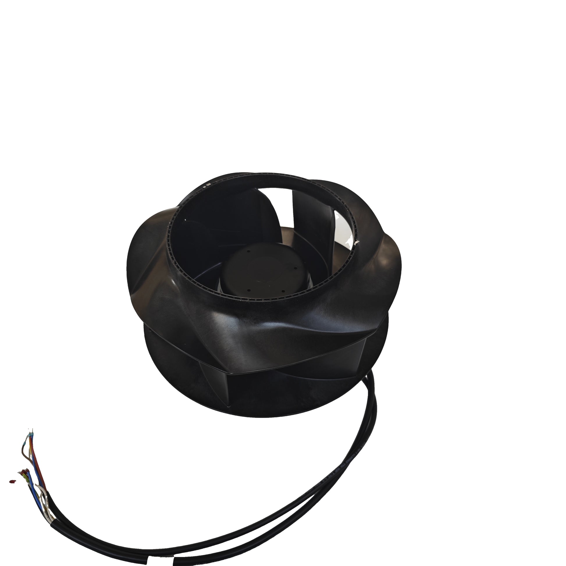 Side view of ebm-papst R3G280-RR04-I1 centrifugal fan
