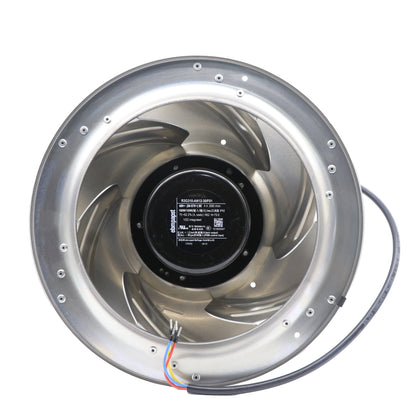 Front view of ebm-papst R3G310-AN12-30/F01 centrifugal fan