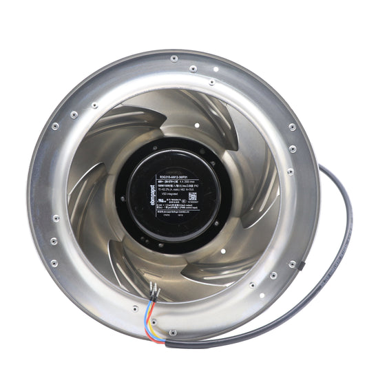 Front view of ebm-papst R3G310-AN12-30/F01 centrifugal fan