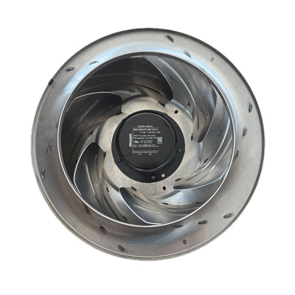 Front view of ebm-papst R3G355-AM08-30 centrifugal fan