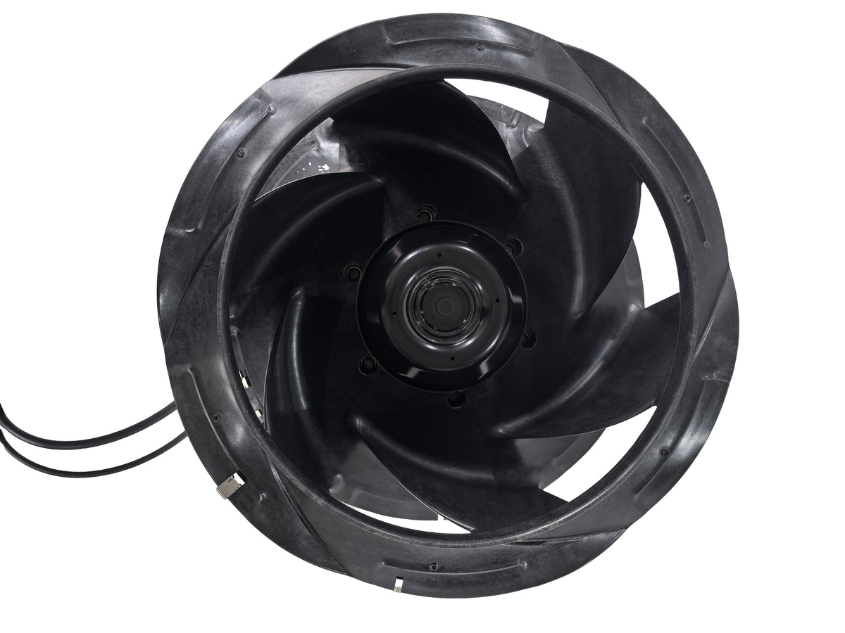 Front view of ebm-papst R3G400-FJ75-01 centrifugal fan