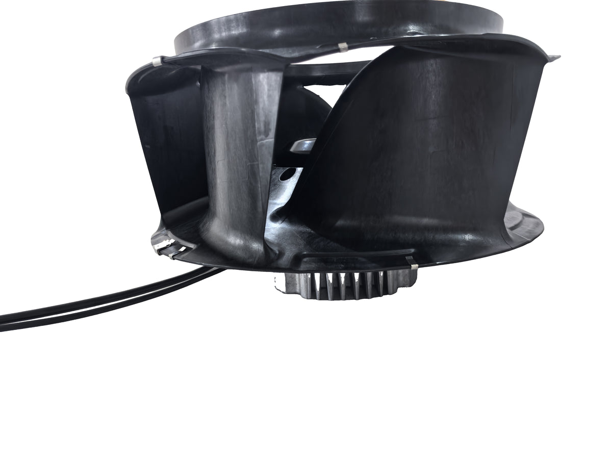 Side view of ebm-papst R3G400-FJ75-01 centrifugal fan