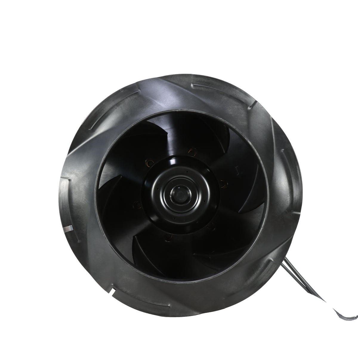 Front view of ebm-papst R3G400-RJ75-01 centrifugal fan