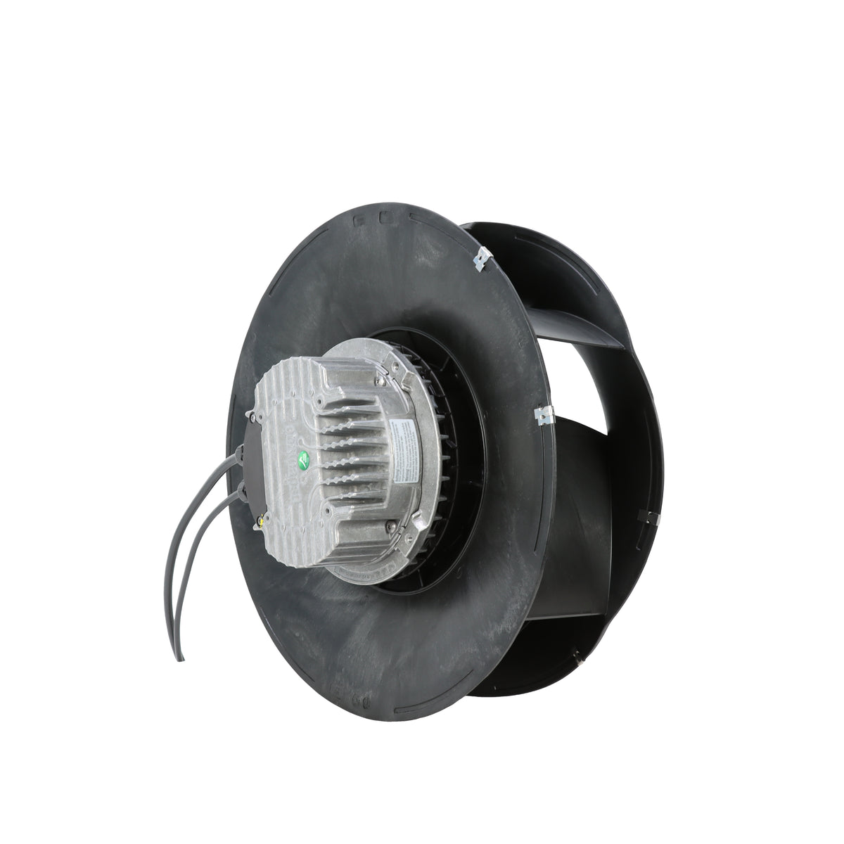 Back view of ebm-papst R3G400-RJ75-01 centrifugal fan