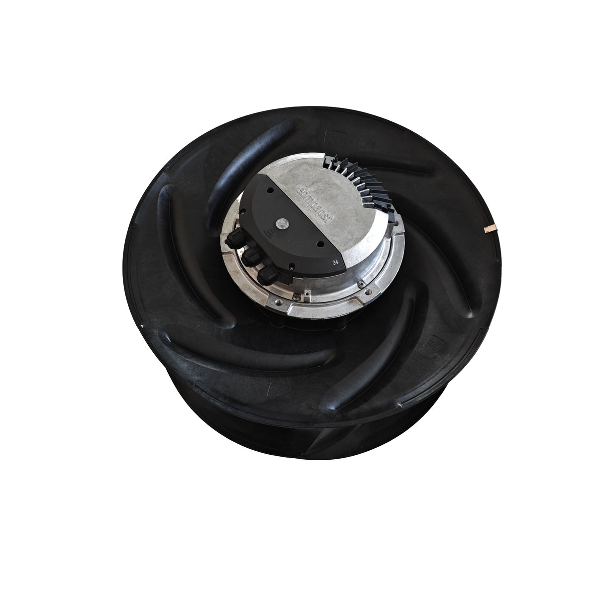 Side view of ebm-papst R3G560-8317081579 centrifugal fan