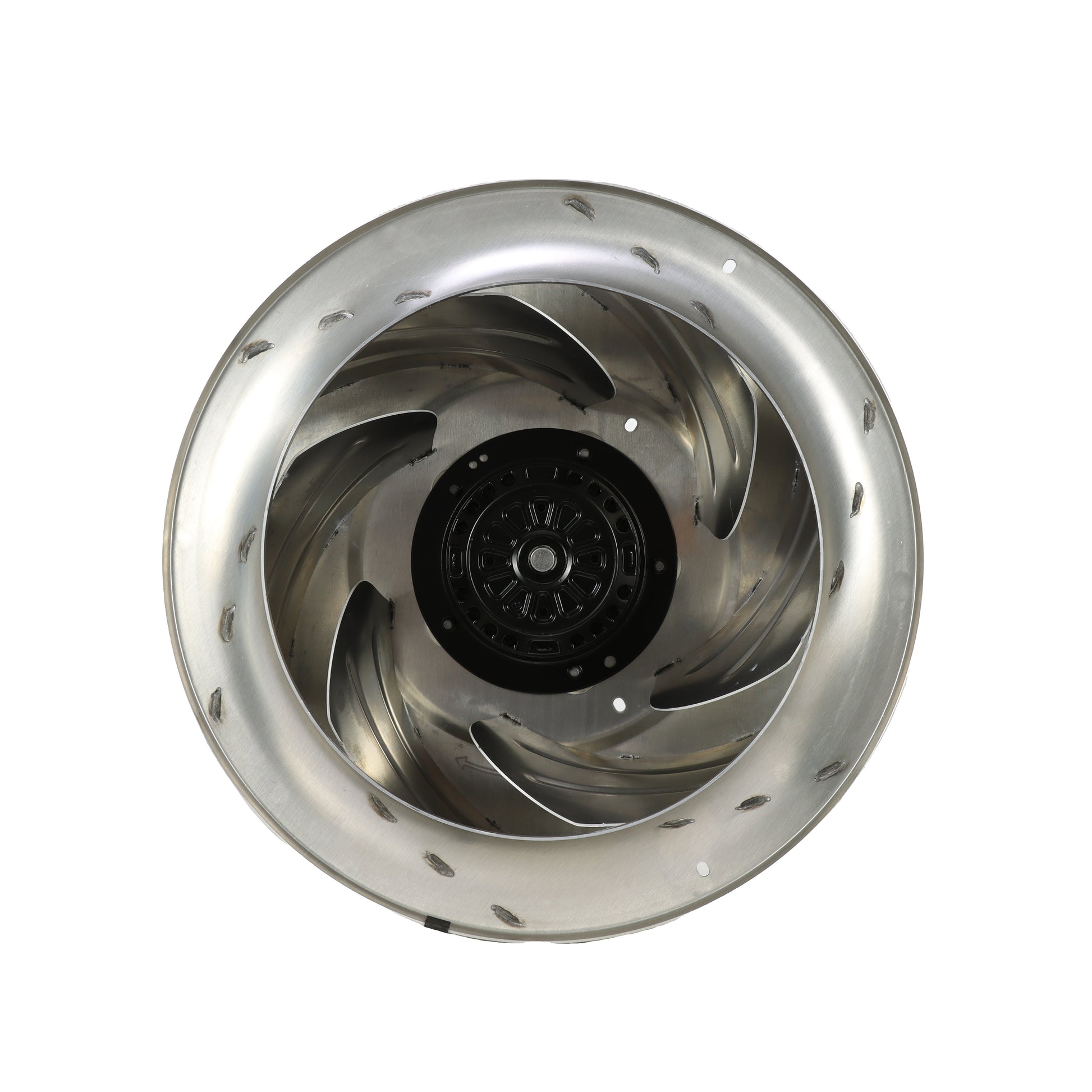 Front view of ebm-papst R4D355-AH11-09 centrifugal fan