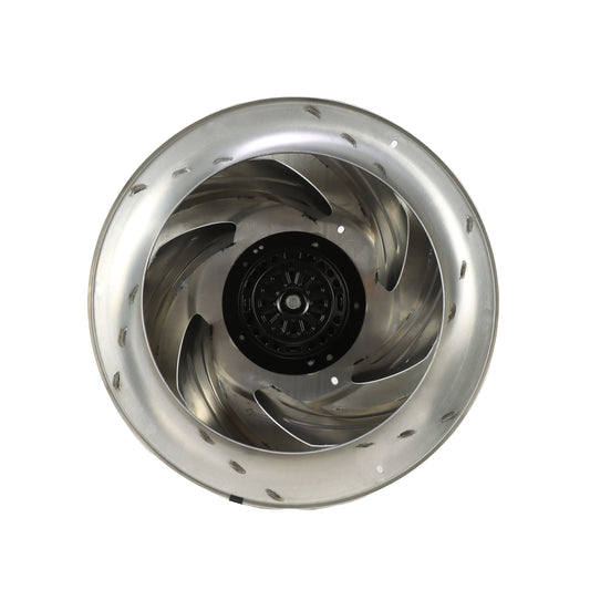 Front view of ebm-papst R4D355-AH11-09 centrifugal fan