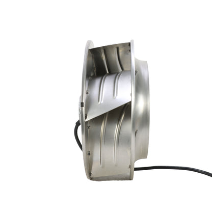 Side view of ebm-papst R4D355-AH11-09 centrifugal fan