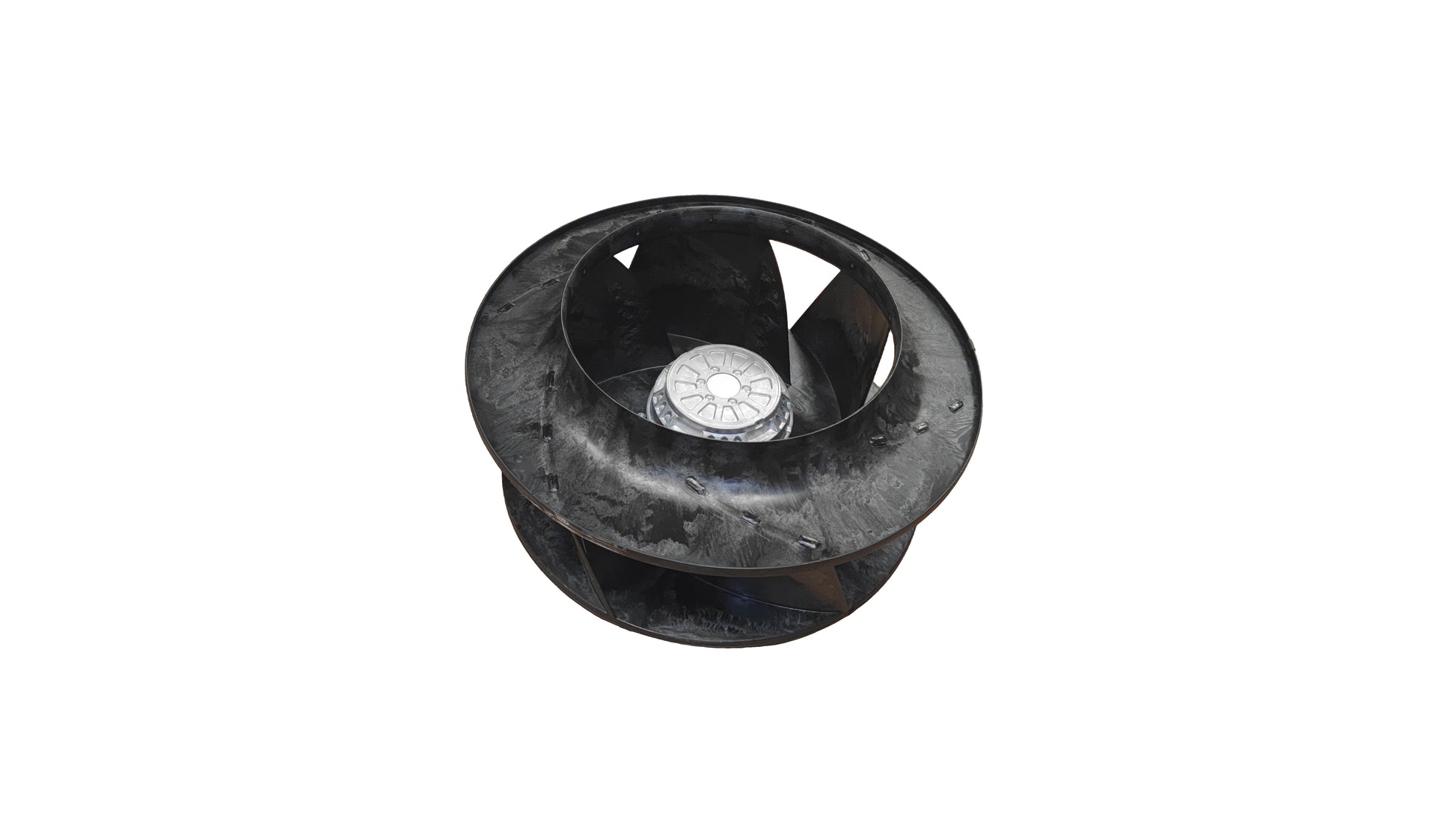Front view of ebm-papst R4D450-RH01-01 centrifugal fan