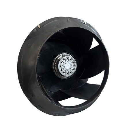 Front view of ebm-papst R4D630-RB15-01 centrifugal fan