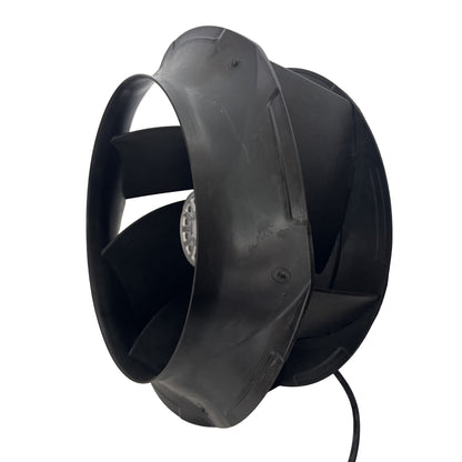 Side view of ebm-papst R4D630-RB15-01 centrifugal fan