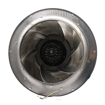 Front view of ebm-papst R4E400-AB23-05 centrifugal fan