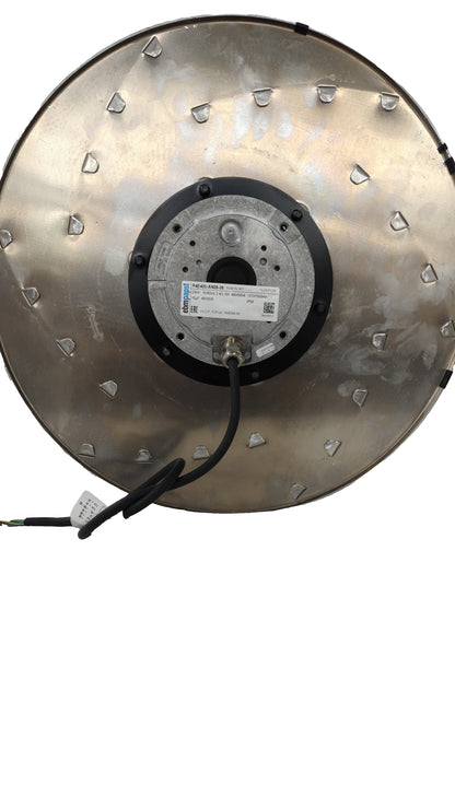 Front view of ebm-papst R4E400-AN09-06 centrifugal fan
