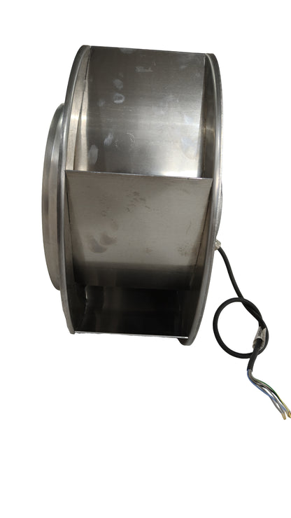 Side view of ebm-papst R4E400-AN09-06 centrifugal fan