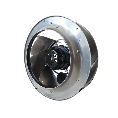 Side view of ebm-papst R4E400-AR05-06 centrifugal fan