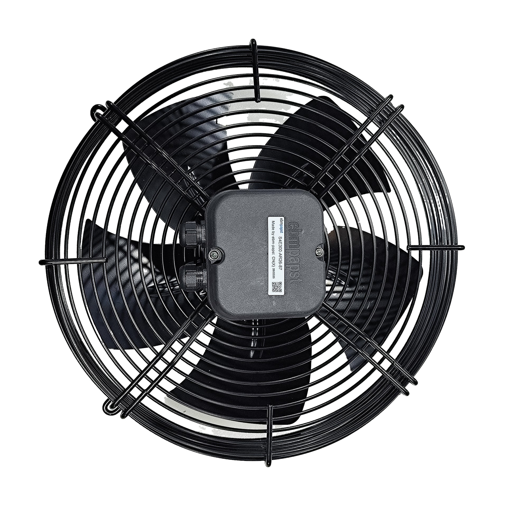 Back view of ebm-papst S4E300-AR26-87 axial fan