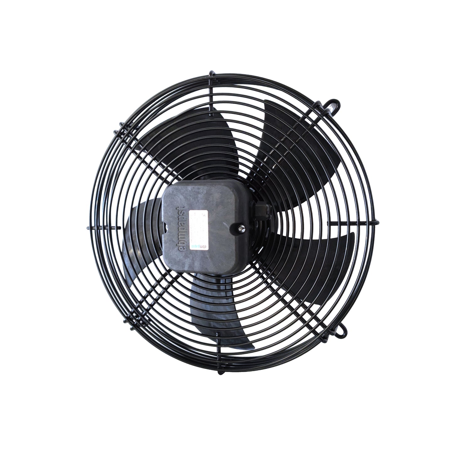 Front view of ebm-papst S4E300-AS72-45/F01 axial fan