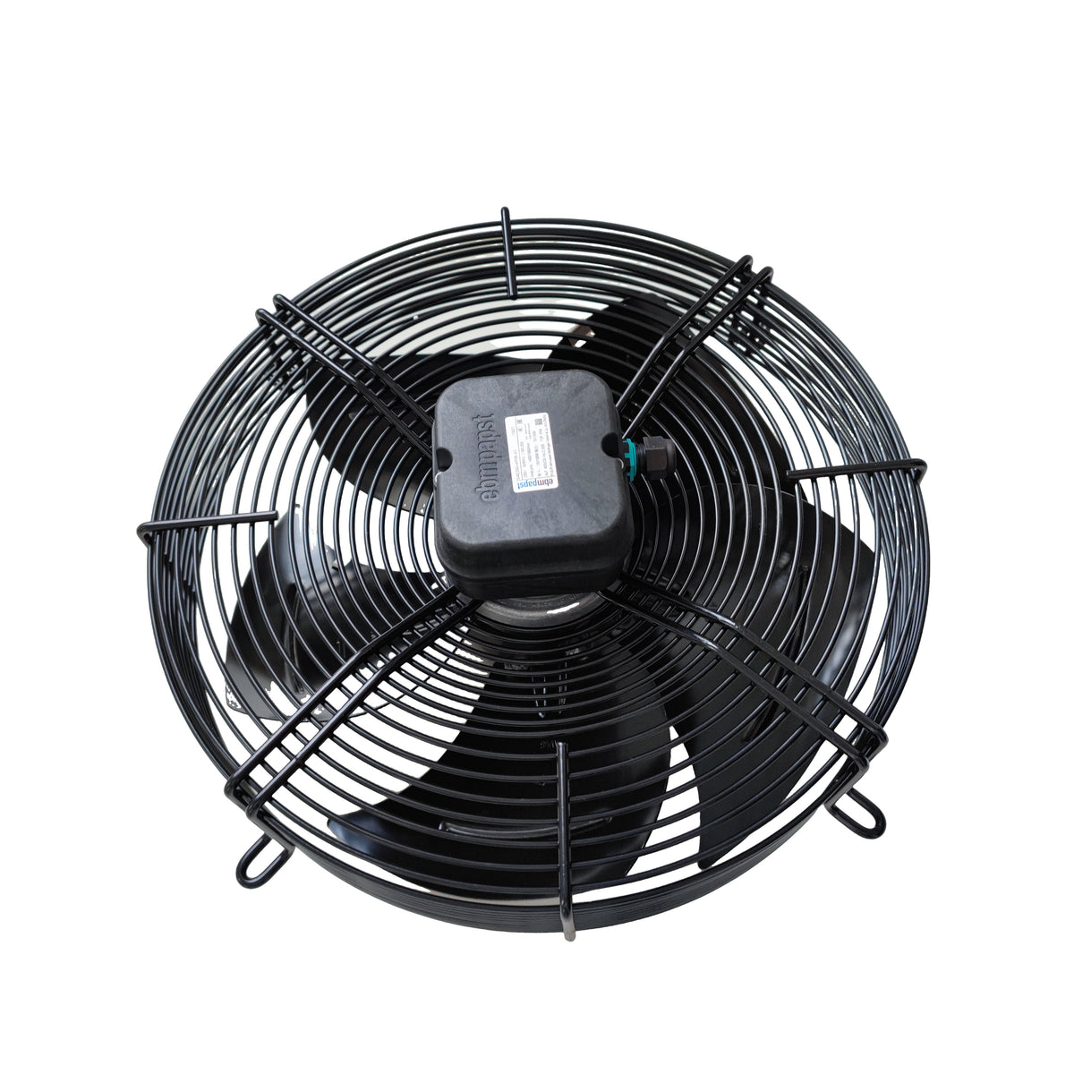 Front view of ebm-papst S4E350-AP06-43 axial fan