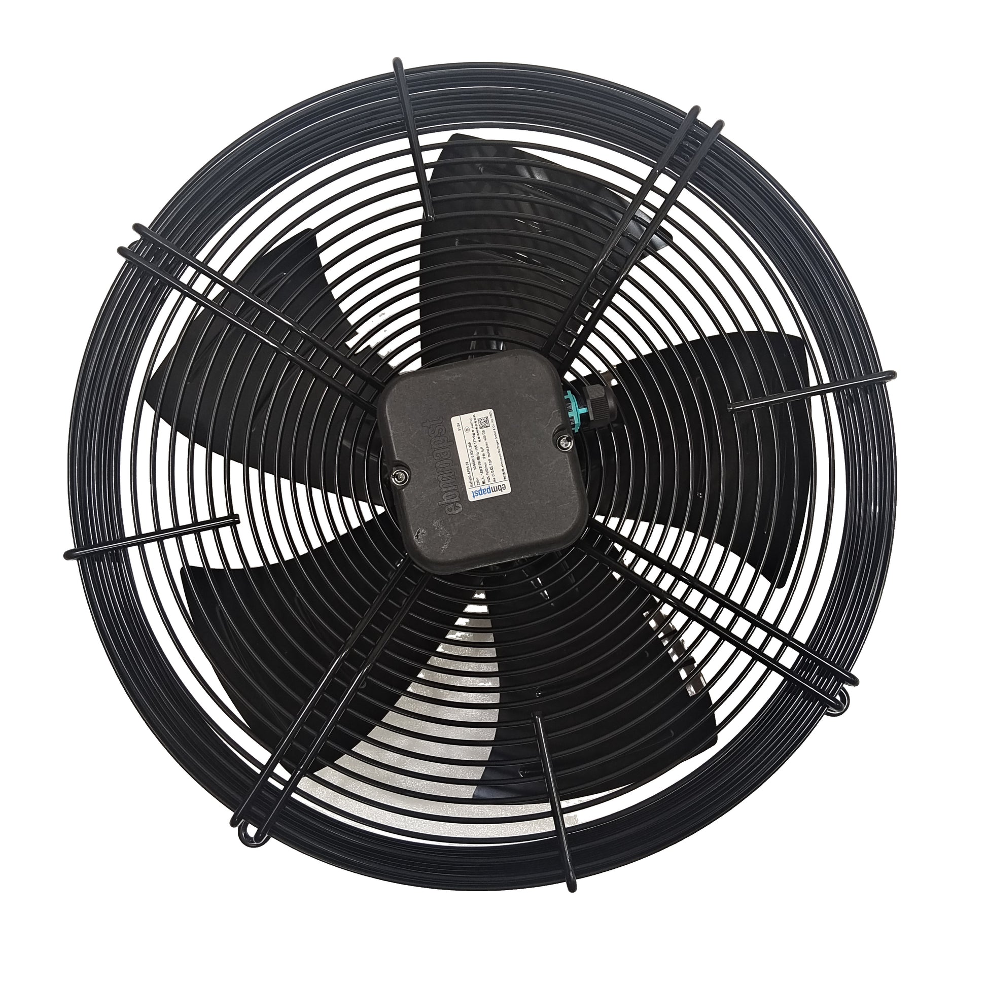 Front view of ebm-papst S4E400-AP05-38 axial fan