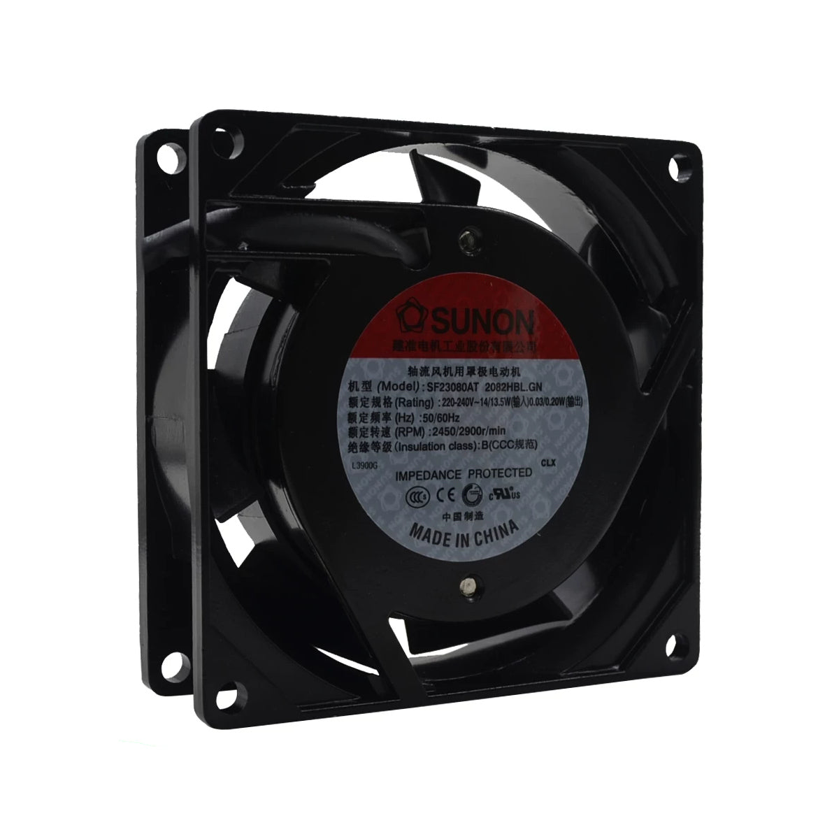 SUNON 220V AC SF23080AT-2082HBL.GN Axial Fan 80*80*25mm product image