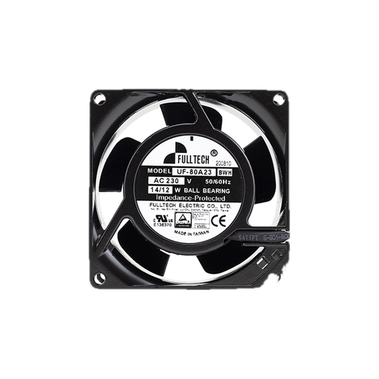 FULLTECH UF-80A23BWH 8038 230 VAC Industrial Axial Cooling Fan