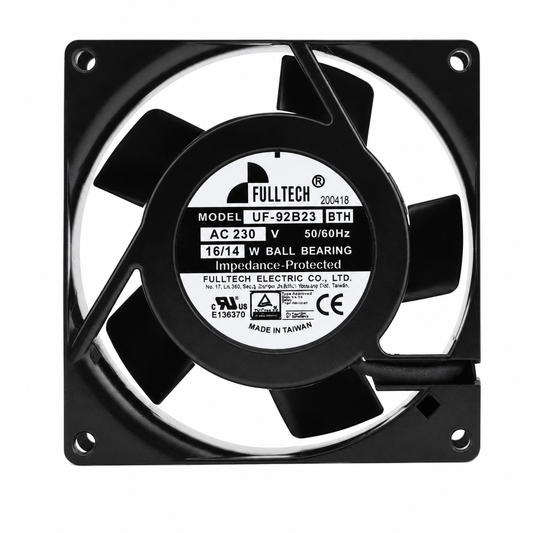 FULLTECH UF-92B23BTH AC Axial Fan 230VAC 50/60Hz Ball Bearing