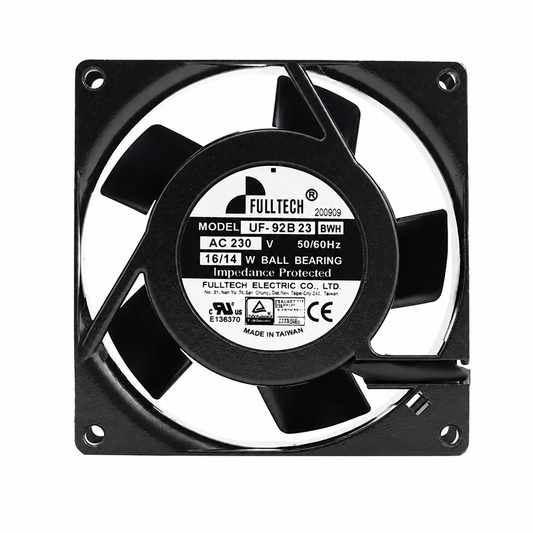 FULLTECH UF-92B23BWH AC Axial Fan 230VAC 50/60Hz Ball Bearing