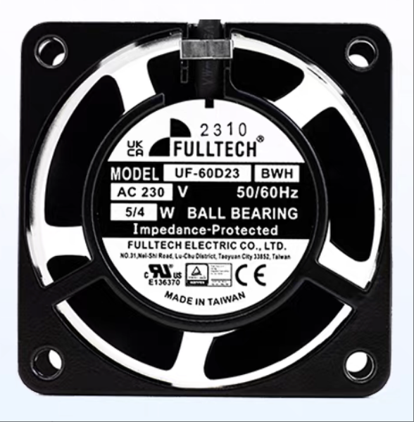 FULLTECH UF60D23BWH 6030; 6 cm class Industrial Axial Cooling Fan