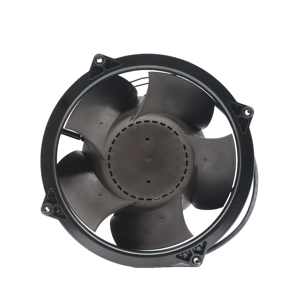 Front view of ebm-papst W1G180-AB47-01 axial fan