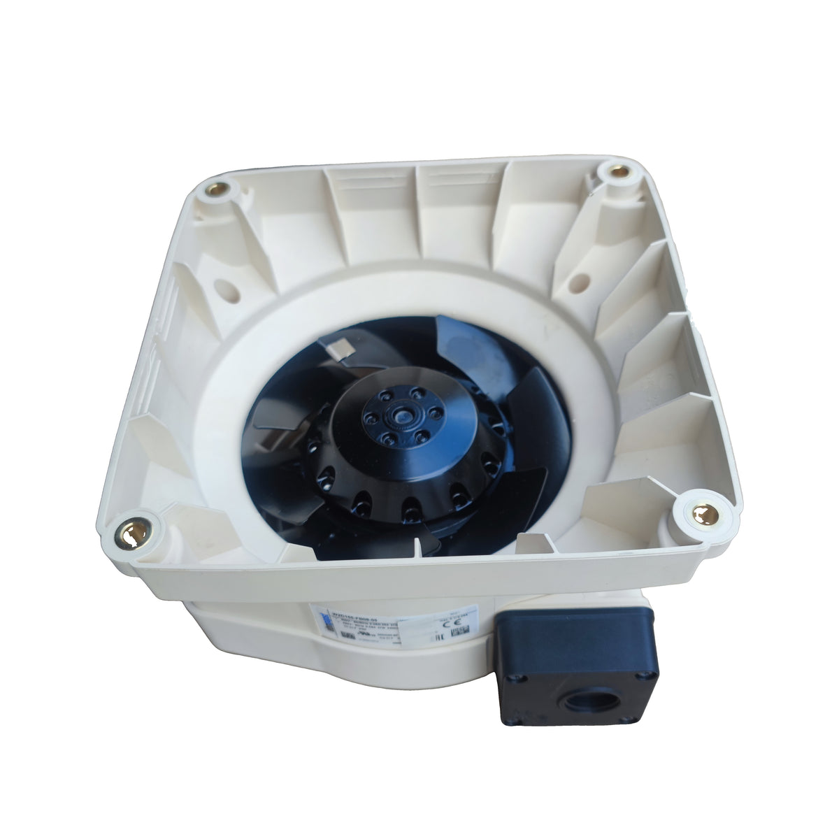 Front view of ebm-papst W2D155-FB08-05 axial fan