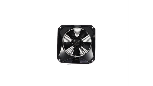 Front view of ebm-papst W2D250-EA26-21 axial fan