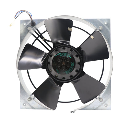 Front view of ebm-papst W2D250-GA02-07 axial fan