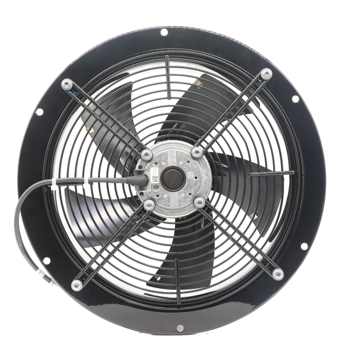 Front view of ebm-papst W2D300-CP02-30 axial fan