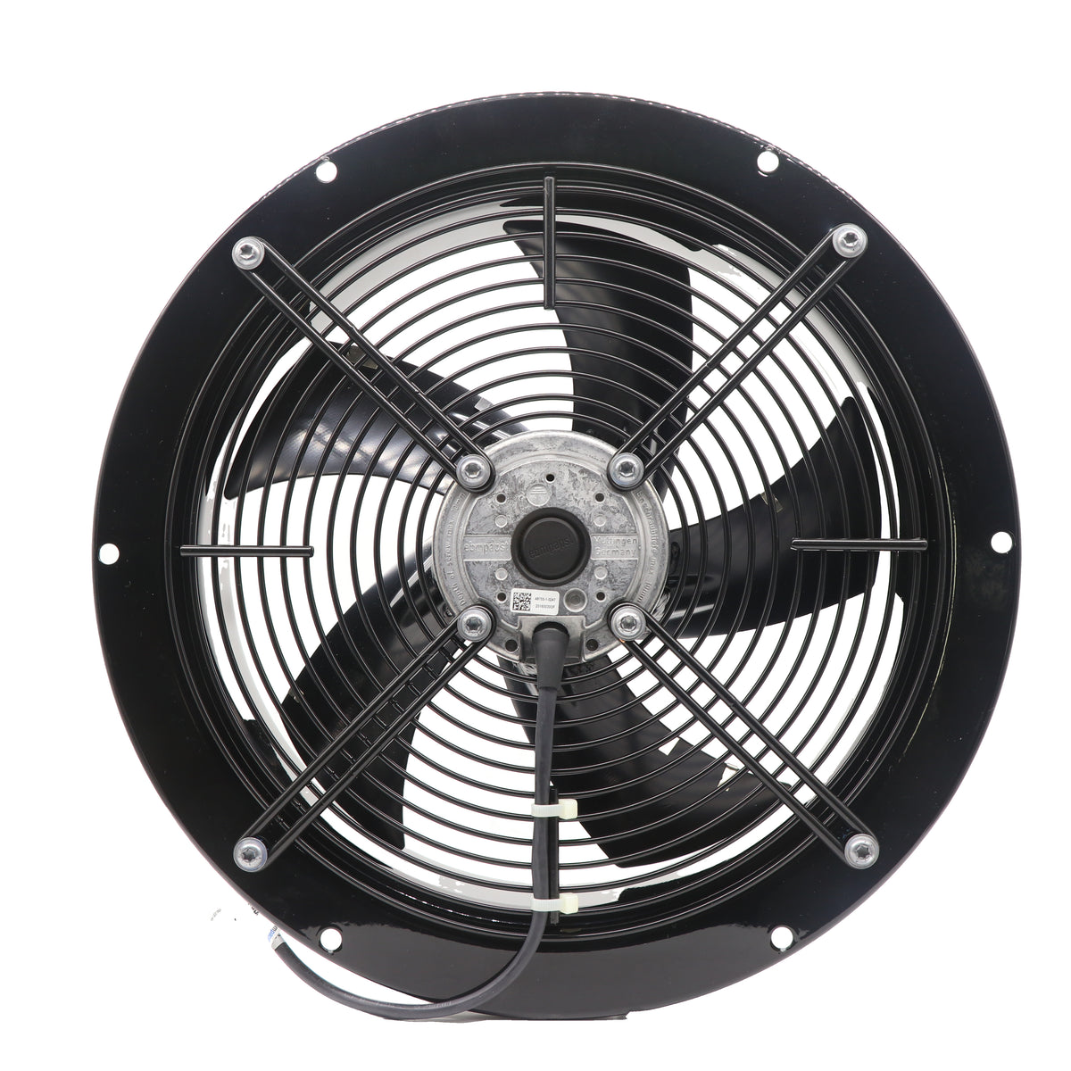Front view of ebm-papst W2D300-CP02-31 axial fan