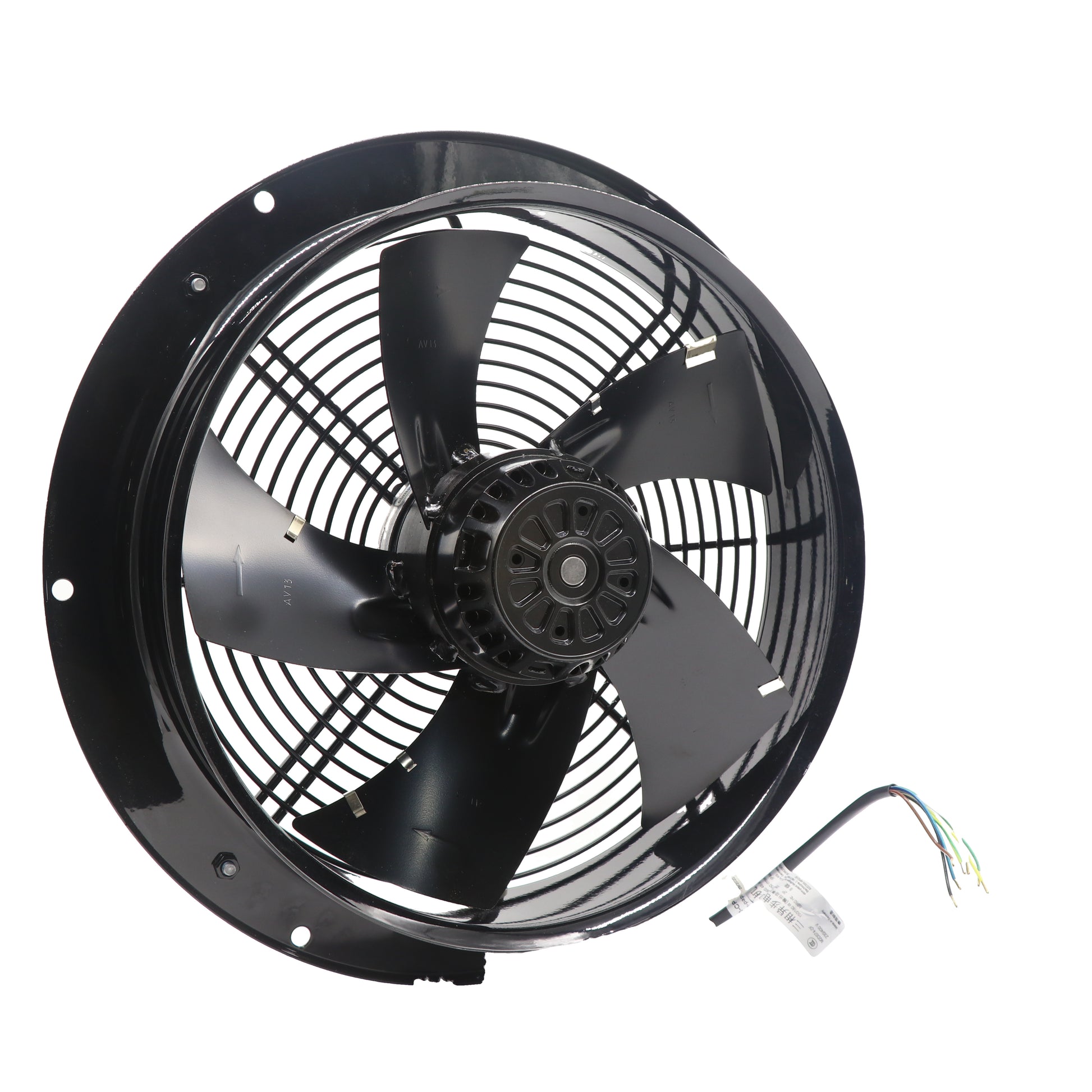 Back view of ebm-papst W2D300-CP02-31 axial fan