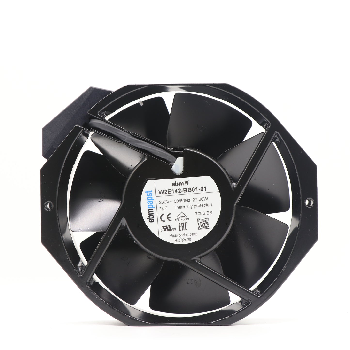 ebm-papst W2E142-BB01-01 AC Axial Fan 230VAC 172mm 50/60Hz Wall Ring